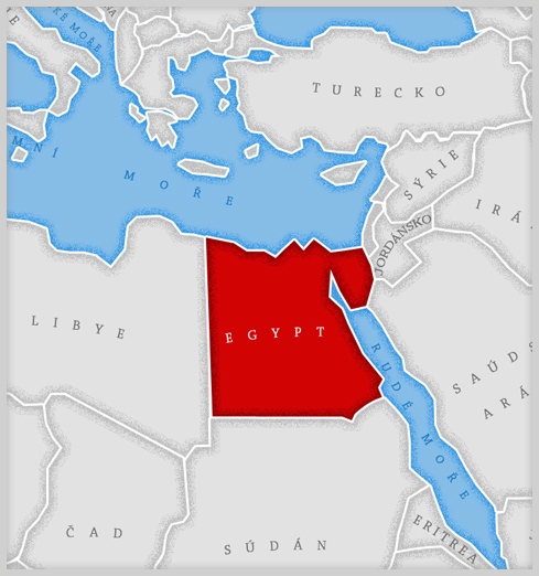 Mapa egypt